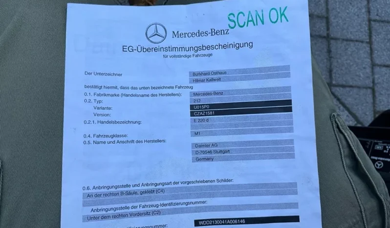 Mercedes-Benz E220 complet